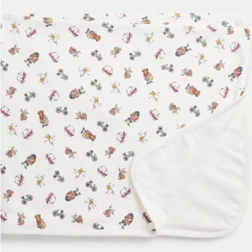 Polo Bear Cotton Interlock Blanket