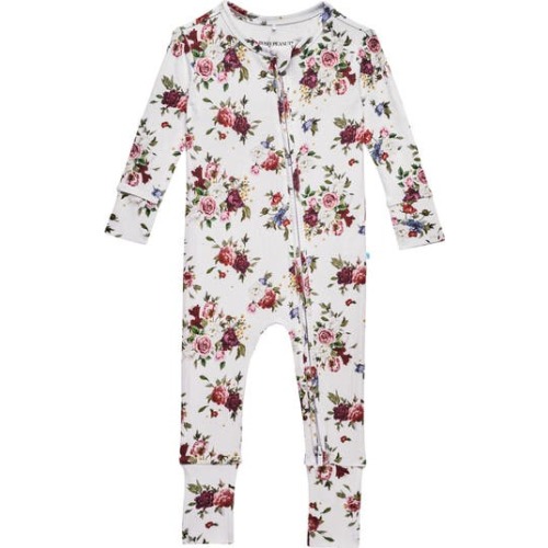 Philippa Floral Fitted Convertible Footie Pajamas, 18-24M