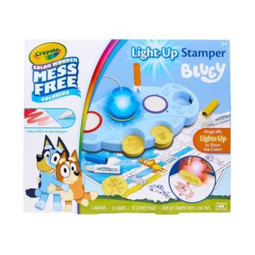 Crayola Color Wonder Magic Light-Up Stamper Bluey