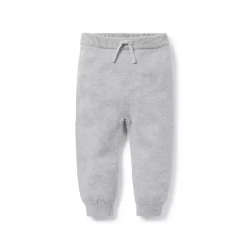 Baby Classic Grey Heather Baby Bug Pocket Sweater Pant by Janie and Jack