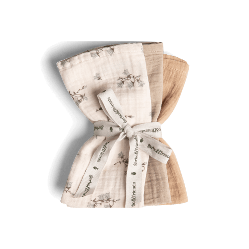 Muslin Burp Cloths 3 pcs