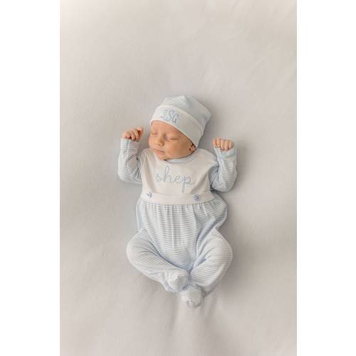 Baby Boy coming home outfit, monogrammed