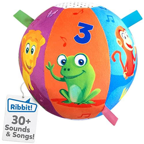 Move2Play, Hilariously Interactive Baby Ball with Music & Sound Effects | 1st Birthday Gift | Toddler Toy for Boys & Girls | Indoor/Outdoor | Age 6, 9, 12+ month | 1, 2, Year's Old