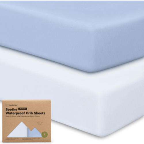 2-Pack Soothe [Protect+] Waterproof Crib Sheets