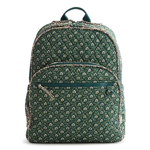 Vera Bradley Bancroft Laptop Backpack, Large, Mistletoe Lattice (53677)