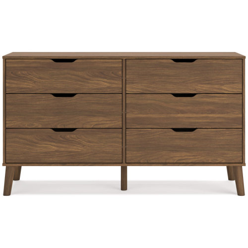 George Oliver Loghan 6 Drawer 59.02" W Double Dresser & Reviews | Wayfair
