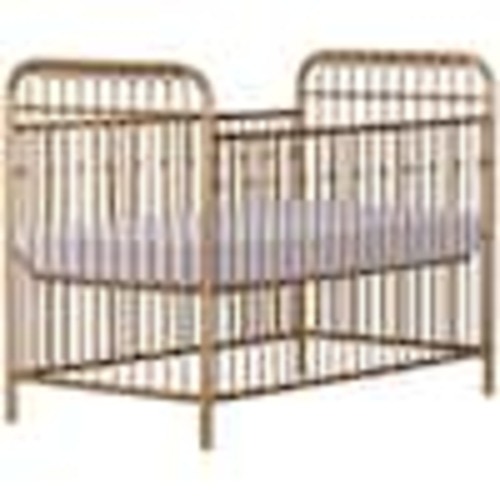 Little Seeds Monarch Hill Ivy Gold Metal Baby Crib 5972296COM