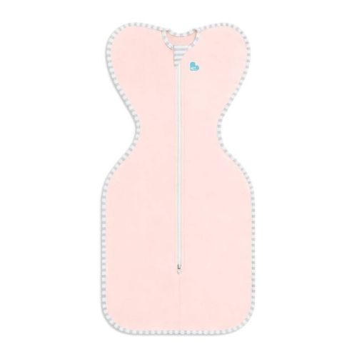 Love To Dream Swaddle Up Swaddle Wraps Lite (0.2 Tog) - Light Pink - Small