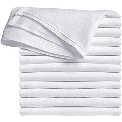 Premium 100% Cotton Cloth Diapers for Baby, 12 Pack Reusable, Machine Wash, Multipurpose Flat Fold Unisex Cloth Diaper