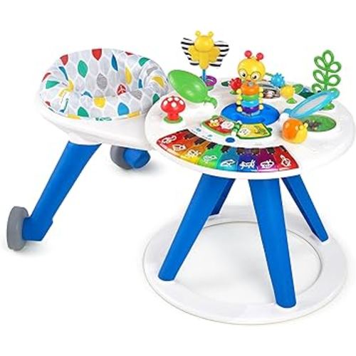 Baby Einstein Around We Grow 4-in-1 Walker, Discovery Activity Center and Table, Age 6 Months and up