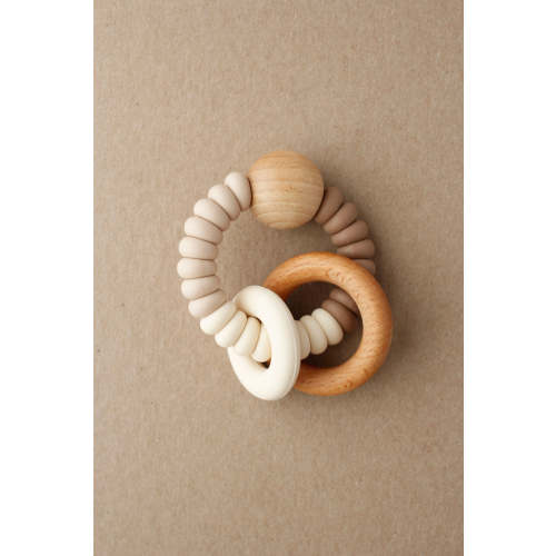 Wood & Silicone teething toy
– littleCHEW