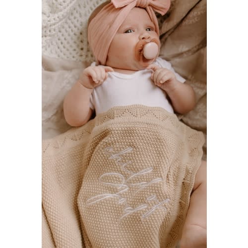 Child of God Knit Blanket – OUR HOUSE ABOVE