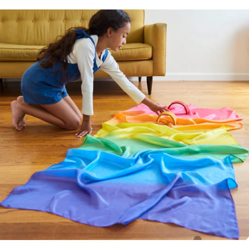 Giant Rainbow Playsilk | Shop Sarah's Silks