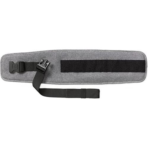 Tushbaby Hip Carrier Belt Extender - Compatible with The TushBaby Safety-Certified Hip Seat for Babies and Toddlers - Extends Waist Band up to 70” for a Custom fit (Extender, Grey)