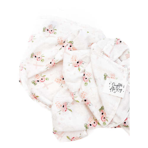 Daughter of the King Floral Swaddle Blanket – OUR HOUSE ABOVE