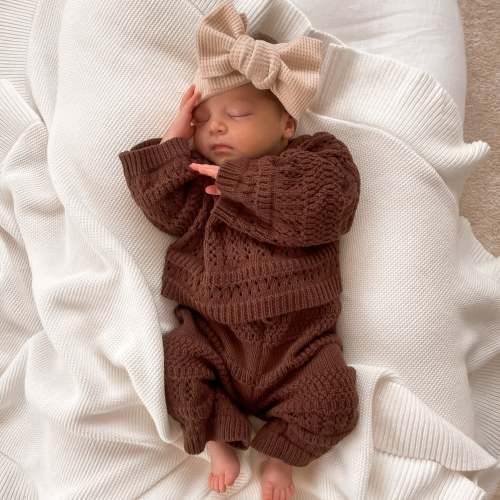 Kids Knit Set - Espresso