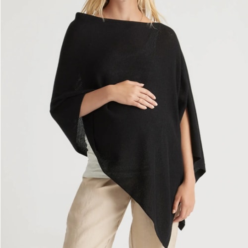 Lightweight Cotton Cashmere Nursing Shawl