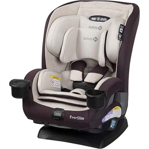 Safety 1st Everslim DLX Slim Convertible Car Seat– A 4-in-1 Convertible Child Safety Car Seats; Baby Car Seats for 5-100 lbs, Dunes Edge