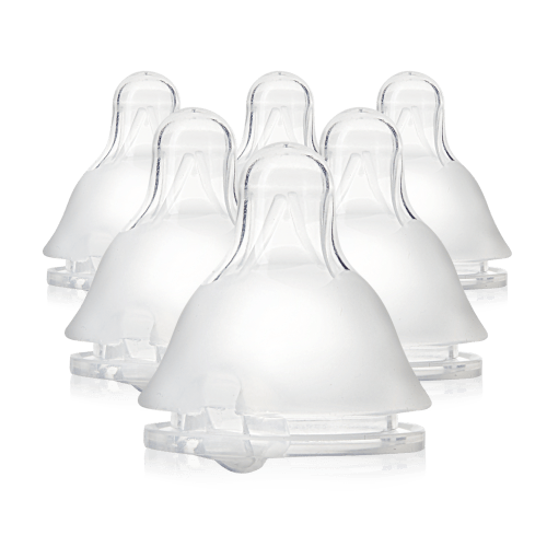 Evenflo Balance Plus Standard Neck Nipples for use with Evenflo Balance Plus Standard Neck Bottles, Medium Flow for 3 Months and up, 6-Pack