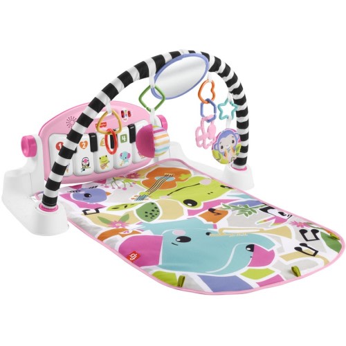 Fisher-Price Glow and Grow Kick & Play Piano Gym - Pink