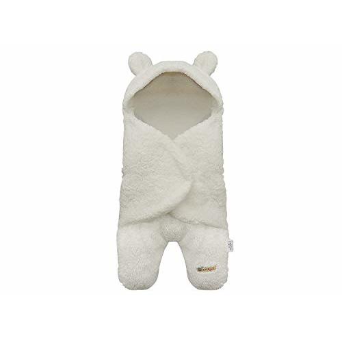 BlueSnail Newborn Receiving Blanket Baby Sleeping Wrap Swaddle(Cream)