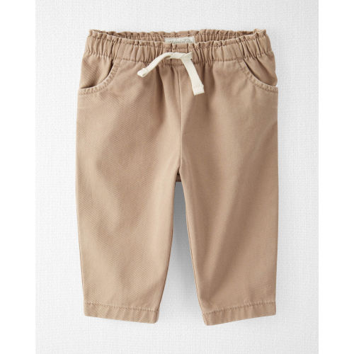 Baby Organic Cotton Pants in Toasty Hazelnut