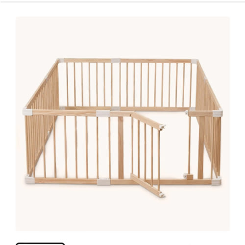 HARPPA Baby Gate Playpen Baby Fence for Babies and Toddlers - 60x71.5x24 Inch