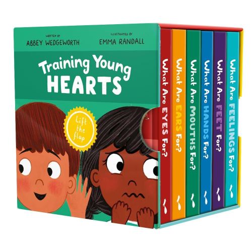 Training Young Hearts Board Books Boxed Set: 6 Lift-the-Flap Board Books & Guide for Grown-Ups (Lift-the-flap Christian behaviour board books for toddlers ages 1-4)