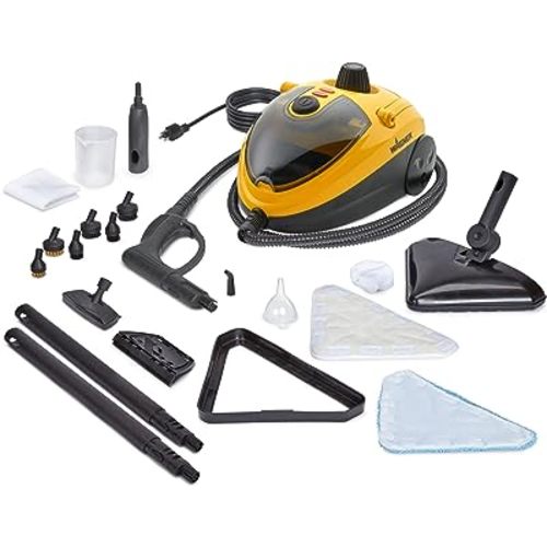 Wagner Spraytech C900134 925e Elite Steamer Multi-Purpose Mop with 20 Accessories for Chemical-Free Steam Cleaning, Hardwood Floors, Tile, and More