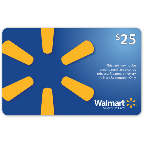 $25 Walmart Gift Card