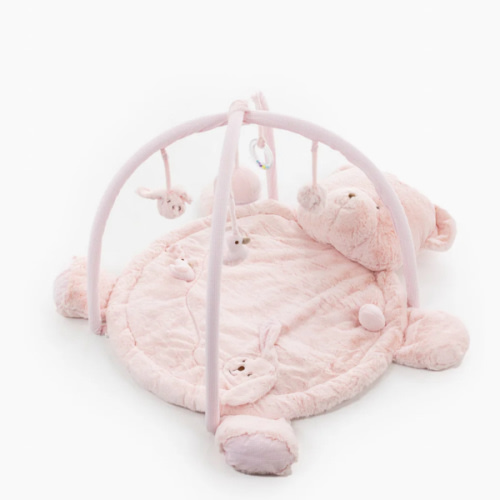 Bear Playmat & Gym - Pink