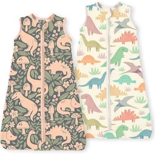 Sleep Sack 0-6-12-18-24 Months, Premium Breathable Wearable Blanket Sleeping Bag 0.5TOG 1.0TOG for Baby Girl Boy