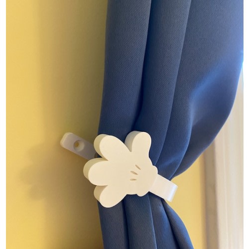 Mickey Glove Curtain Hook Tie and Curtain Ring - Etsy