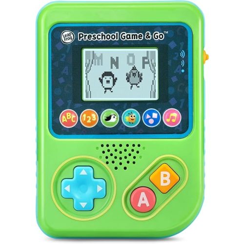 LeapFrog Preschool Game and Go Handheld Video Game Toy, Green