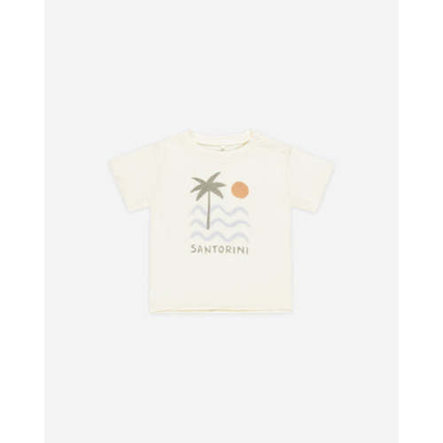 Rylee + Cru || Raw Edge Tee || Santorini