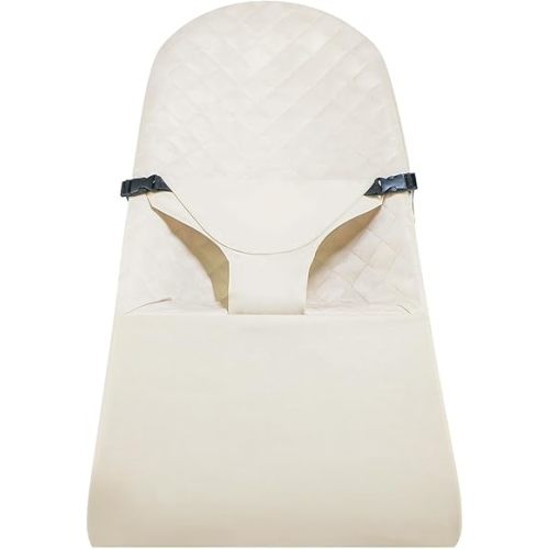 Fabric Seat for Bouncer, Replacement Cover for Baby Bjorn Bouncer Bliss, Soft Breathable Machine Washable (Beige, Cover Only)