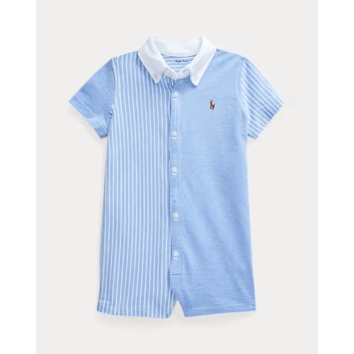 Knit Cotton Oxford Fun Shortall | Ralph Lauren
