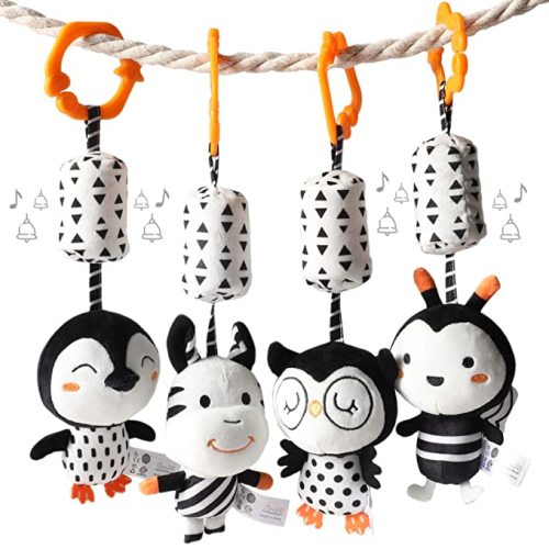 Plush Hanging Rattles Stroller Toys