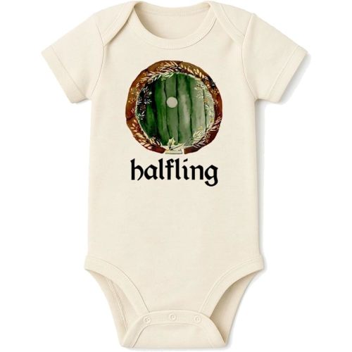 Brain Juice Tees Halfling Bodysuit - 100% Cotton -Cream Color