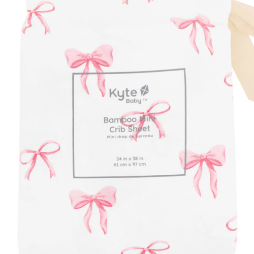 Mini Crib Sheet in Bow