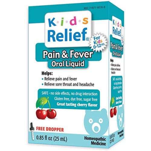 Kids Relief Pain and Fever Oral Solution, 0.85 Ounce