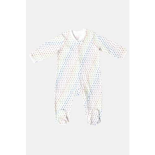 Infant Disco Hearts Zipper Footie