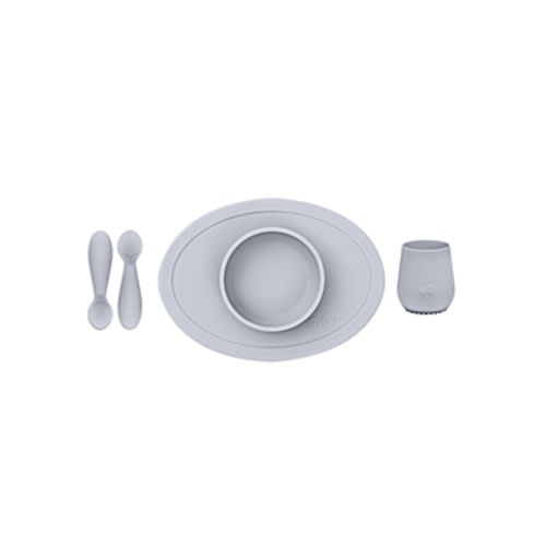 ezpz™ 4-Piece First Foods Set in Pewter