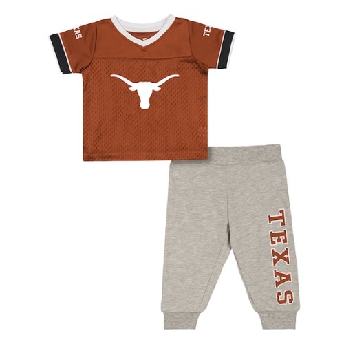 Infant & Newborn Colosseum Texas Longhorns Nothing But the Hits Two-Piece Football Set