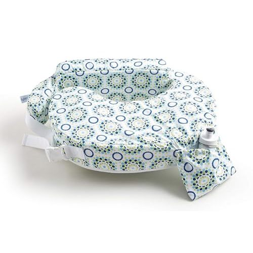 My Brest Friend Original Nursing Pillow Enhanced Ergonomics Essential Breastfeeding Pillow Support For Mom & Baby W/ Convenient Side Pocket, Double Straps & Slipcover, Sparkles