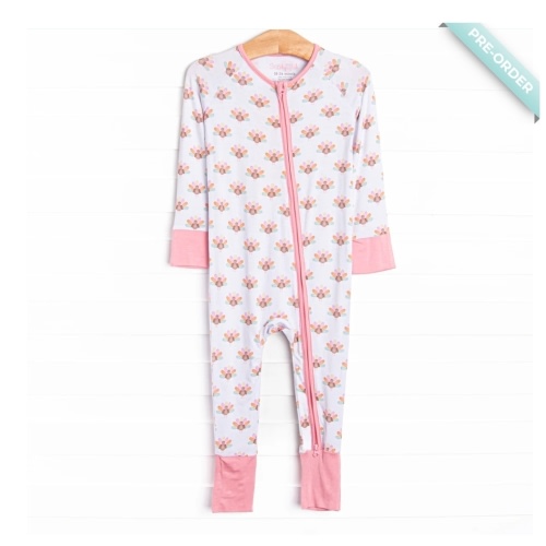 Turkey Trot Bamboo Zippy Pajama, Pink – Stitchy Fish