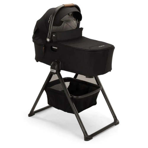 Nuna DEMI Next Bassinet + Stand - Caviar