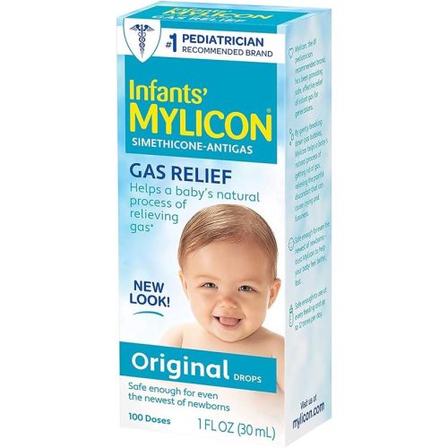 Mylicon Infant Gas Relief Drops Original Formula 1 oz (2 Pack)