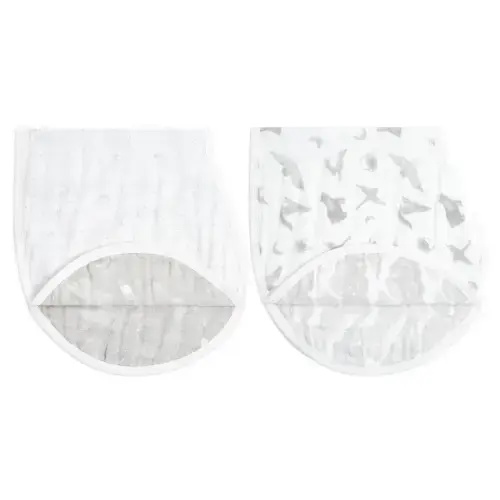 Map The Stars Organic Cotton Burpy Bibs 2pk | aden + anais