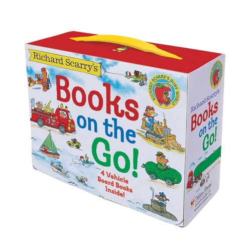 Richard Scarry's Books on the Go: 4 Board Books